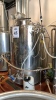 Brugear brew house line consists of: (1) Bru-Gear 7bbl stainless steel boil kettle with economite re4400ds nature gas power gas burner, (1) Bru-Gear 7bbl stainles steel hot liquor tank with economite re4400ds nature gas power gas burner, (1) Bru-Gear 7bbl - 10