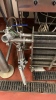 Brugear brew house line consists of: (1) Bru-Gear 7bbl stainless steel boil kettle with economite re4400ds nature gas power gas burner, (1) Bru-Gear 7bbl stainles steel hot liquor tank with economite re4400ds nature gas power gas burner, (1) Bru-Gear 7bbl - 18