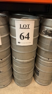 Qty. 6, 15.5 aluminum beer keg