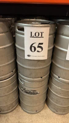 Qty. 6, 15.5 aluminum beer keg