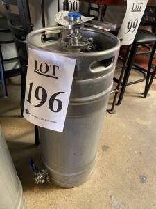 Sehafer 26.42 Gallons aluminum Beer Keg