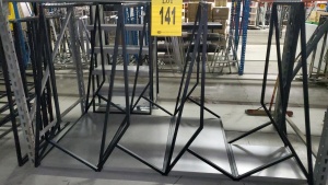 LOT OF 5 METAL BALLET RACKS