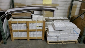 2 PALLETS ASST'D FLOOR TILES, MARBLE,VINYL PLANK,CERAMIC