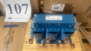 LOT (8) MTE 3 PHASE REACTOR, 0.30 mH, 100 AMPS AC, MODEL: RL-10002