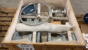 LOT (1) DHV FLOATING BALL VALVE 8 x 6, 150LB, (2) DHV FLOATING BALL VALVE 4RB 600 WCB, and (1) DHV PISTON CHECK VALVE 2 1500 WCC