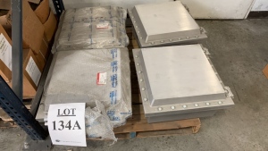 LOT OF (4) EATON EXPLOSION PROOF CONTROL PANELS MODEL:ECP181808