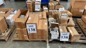 LOT OF ASSTD TSC MANUFACTURING AND SUPPLY VALVES: MODEL TS-7-V1, HPW-60-B15, LLU-64-L15, LLU-60B15, TM-2145, HPW-54-B15 & LLU-54-B15, (4 PALLETS)