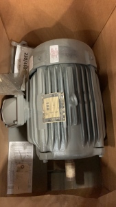 BALDOR MOTOR HP:10/7.5, VOLTS:230/460/190/380, RPM: 3500/2900 MODEL: EM7174T-I