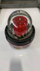 LOT OF (2) FEDERAL SIGNAL EXPLOSION PROOF STROBE WARNING LIGHT MODEL:27XST-024R & 27XST-024RSE