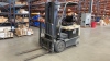 CROWN FC 4010-40 TT188 ELECTRIC FORKLIFT, 4000 LBS LOAD CAPACITY, 36/48 V, SERIAL NO. 9A134559, WITH HOBART 36 VOLT CHARGER, (TILT SHIFTER GETS STUCK), (DELAY PICK UP BUYER WILL BE NOTIFIED) - 4