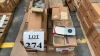 LOT OF (75) COOPER SINGLE RECEPTACLES ON 4 11/16" STEEL COVER MODEL:1168-BOX & (200) COOPER POWER PLUGS MODEL: S80-SP - 3