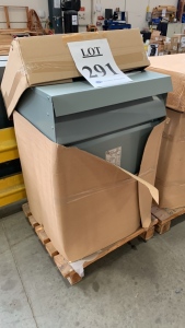 HAMMOND POWER SOLUTION THREE PHASE DRY TYPE TRANSFORMER, HV 600V, TERMINALS H1 H2 H3, Cooling ANN, kVA 75, TEMP. CLASS 220, TEM. RISE DEG. 150, FREQ. HZ 60, TOTAL WT. 705 LBS, PART NO. NMK075PBC