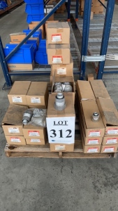 LOT ASSTD COOPER TERMINATOR CABLE FITTINGS, (45) TECK125-8, (110) TECK075-5, (75) TECK150-11