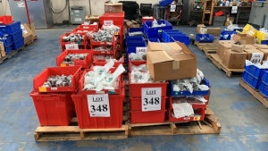 LOT OF (6 PALLETS) ASSTD AMPHENOL INDUSTRIAL PARTS: ZP-C-2520-26, ZP-20-648SN, CEX-W-5612, CZP-W-1316, ZD-C-2524-12, ZP-6324-38C