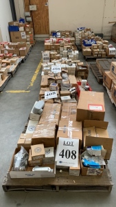 LOT OF (7 PALLETS) ASSTD EGS APPLETON PARTS CONDUITS, OUTLET BOXES, CONNECTORS, COVERS, COUPLINGS, GASKETS, FITTINGS MODEL:EYA-150, EL-9200, 8-50, STB-90200L, PG100S, EYA-100, 2594, 3-50, GUAL-100,FDCT-1-75, STG-100, CLB-50M, VPX75, ST-250,SCC-125, SEHT-5