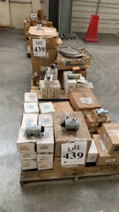 LOT OF (2 PALLETS) ASSTD EGS APPLETON PARTS: MODELS: 296835, ADR1023, ACP6022BC, ARC6023BC, GHB7000NL