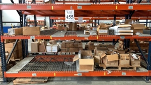 LOT OF (6 SECTIONS) ASSTD PARTS: WINDALCO, EATON OUTLET BOXES, ALLIED TERMINAL ADAPTORS, EATON CONDUITS, EATON PLUGS, PRESSURE SWITCH, WASHERS, U BOLTS, 3M WIRE CONNECTORS