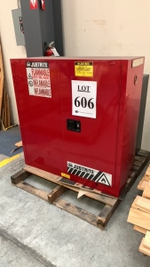 JUSTRITE FLAMMABLE LIQUID STORAGE CABINET 30 GAL PN:893021