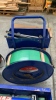 LOT OF (2) ULINE STRAPPING MACHINES WITH (1) POLYESTER STRAPPING ROLL & TOOLS - 2