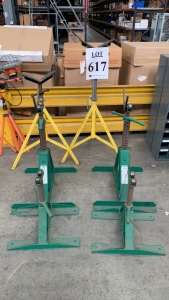 LOT OF (6) ASSTD REEL STANDS