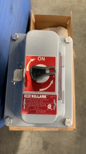 LOT OF (3) KILLARK IEC MANUAL MOTOR STARTERS MODEL: B7MS1R