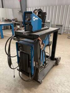 Miller Axcess 450 Mig Welder w/Feeder & Cart