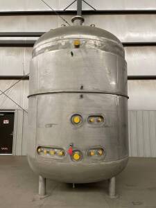 2016 Stainless Steel, 5000 Gal, Upright Make-up Tank Overall Height 197' Overall Width 122.25', Empty Weight 13,146 LBS (6.6 US Tons Rounded), Highly Plumbed Stainless Tanks (304 SS) by Steel-Pro Inc for Customer Specific Application (please refer to dra