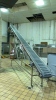 INCLINING STAINLESS STEEL POWERED CONVEYOR APPROX.: 334" X 35 1/2" X 156" WITH 14" PLASTIC CHAIN (COOKING AREA) - 2