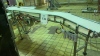 (5) SECTIONS OF STAINLESS STEEL POWERED CONVEYOR WITH PLASTIC CHAIN (COOKING AREA) - 12