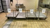 (4) ASSORTED STAINLESS STEEL FLATBED CARTS (COOKING AREA)