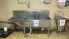 (2) ASSORTED STAINLESS STEEL SINKS (COOKING AREA)