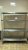 (2) ASSORTED STAINLESS STEEL SHELVES (COOKING AREA) - 2
