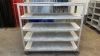 (8) BUCKSCO ALUMINUM CARTS (COOKING AREA)