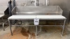 (2) ASSORTED SORTING TABLES (MEAT CUTTING AREA) - 2