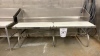 (2) ASSORTED SORTING TABLES (MEAT CUTTING AREA)