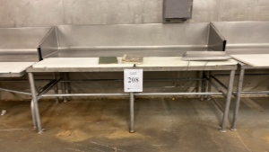 (2) ASSORTED SORTING TABLES (MEAT CUTTING AREA)