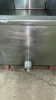 (2) STAINLESS STEEL TROUGHS WITH DRAIN APPROX.: 68" X 34" X 30" (MEAT CUTTING AREA) - 3