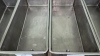 (4) STAINLESS STEEL TROUGHS WITH DRAIN APPROX.: 63" X 26" X 26" (MEAT CUTTING AREA) - 2
