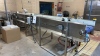 2001 BABBCO DIRECT FIRED TUNNEL OVEN, 130"W X 80L, 2,420,000-BTU/HR, WITH 130" X 80"L PLASTIC LINK ENTRY CONVEYOR, (2) BABBCO CONTROL PANELS (BAKERY 1) - 18