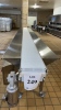 STAINLESS STEEL POWERED CONVEYOR APPROX.: 277" X 39" WITH 12" PLASTIC CHAIN, (1) MOTOR, CONTROL PANEL AND BUILT IN CHAIN WASH STATION (BAKERY 1) - 2