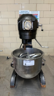 HOBART MODEL A200 MIXER WITH ACCESSORIES (BAKERY 1)