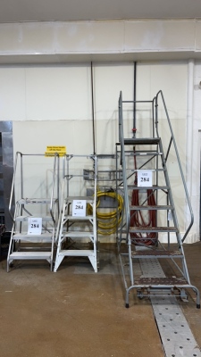 (3) ASSORTED STEP LADDERS (BAKERY 2)