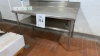 (LOT) ASSORTED STAINLESS STEEL TABLES, RACK, STAND AND STORAGE CABINETS (PIE ROOM) - 2