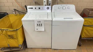 HOTPOINT WASHER AND MAYTAG WASHER (LAUNDRY ROOM)