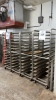 (4) STAINLESS STEEL DOUBLE PAN RACKS (890 COOLER)