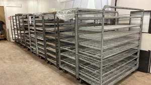 (10) METAL RACKS (890 COOLER)