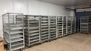 (10) METAL RACKS (890 COOLER)