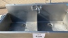 (LOT) ASSORTED STAINLESS STEEL SINKS AND STAINLESS STEEL TRUCK (OUTSIDE) - 2