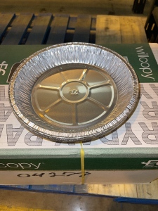 (9) PALLETS OF HANDI-FOIL OF AMERICA 9" INCH EXTRA DEEP PIE PANS TOTAL OF 81,000 PANS 4004-40-500 (WAREHOUSE)