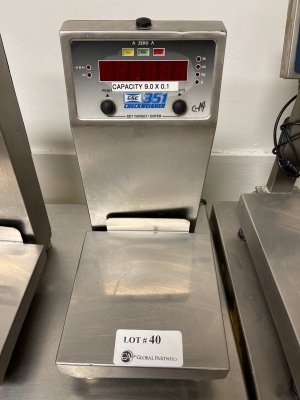GSE 351 CHECKWEIGHER 10 POUND CAPACITY SCALE (SCALE ROOM)